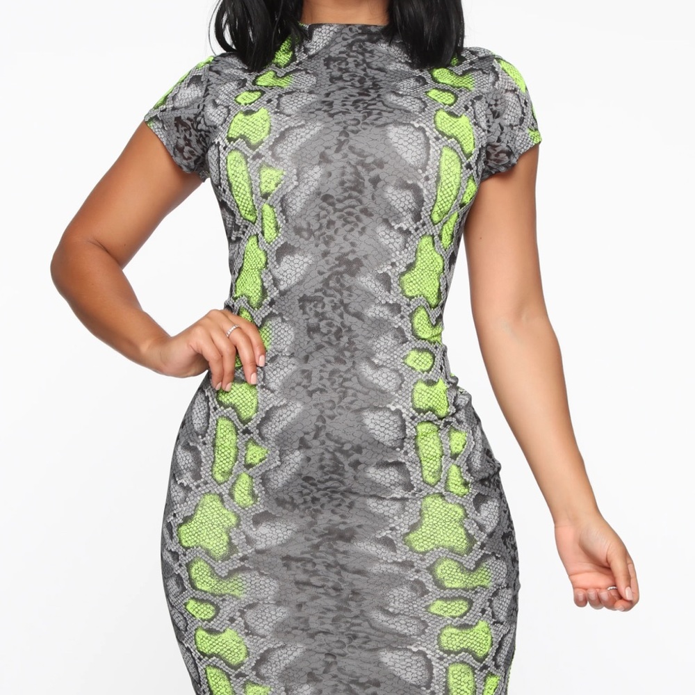 Fashion Nova Medusa Midi Dress